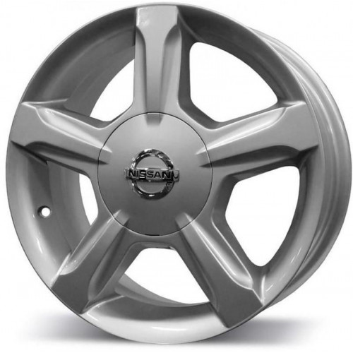 Replica Nissan (NS203) W6 R15 PCD4x114.3 ET40 DIA66.6 silver